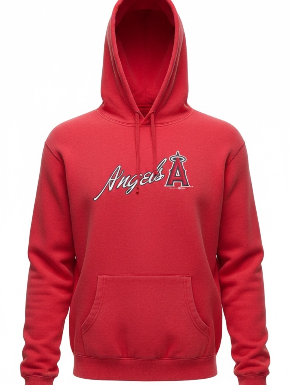 Women’s Los Angeles Angels Red Baseball Sport Logo Hoodie Pullover size xl
